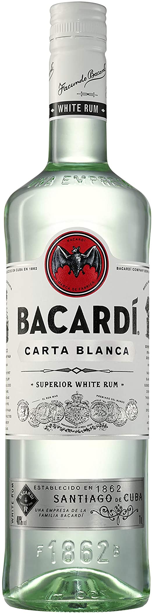 BACARDI CARTA BLANCA 1L 1L