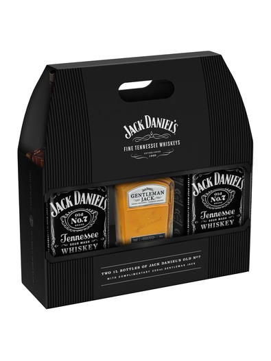 JACK DANIELS TWINPACK 1L + GENTLEMAN JACK 20CL